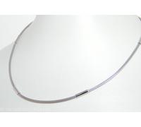 collana argento 925 girocollo foxtail snake cavetto uomo donna 4 cilindri catena