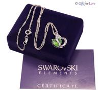 Collana argento Swarovski Elements originale G4Lov cristallo cuore donna ragazza