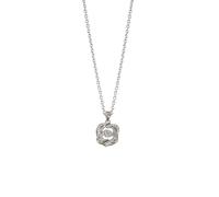 Collana Beat Valentine's The Day Heartbeat Will con ciondolo personalizzato per collana (J, taglia unica), Metallo, Senza Gemstone