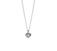 Collana Beat Valentine's The Day Heartbeat Will con ciondolo personalizzato per collana (X, taglia unica), Metallo, Senza Gemstone