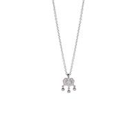 Collana Beat Valentine's The Day Heartbeat Will personalizzata, set di cavi (AU, taglia unica), Metallo, Senza Gemstone