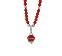 Collana BELVEDERE SILVER PERLINE ROSSE Amo Capri Donna