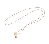 Collana Boho Con Ciondolo A D'Aglio Vintage