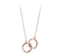 Collana BROSWAY donna Romeo & Juliet anelli intrecciati oro rosa BRJ52