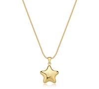 Collana Donna S'Agapõ Acciaio Pendente Stella Oro SSE18