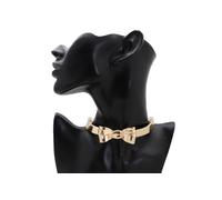Collana Choker In Metallo Dorato Per Donna Con Pendente A Fiocco