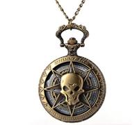 Collana Ciondolo Alla Moda Nautica Pirata Orologio Da Tasca Ciondolo Collana per Uomini e Donne Personalizzato Punk Rock Hip-Hop Gioielli Regalo Del Partito Perfetto Regalo Di Compleanno Gioielli