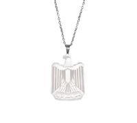 Collana Ciondolo Israel Eagle Collana con Emblema Nazionale Equila di Saladino Simbolo Arabo dei Gioielli di Compleanno della Forza Regali