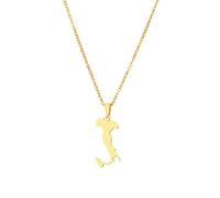 Collana Ciondolo Mappa Italia - Collana Coppia Unisex Gioielli Ciondolo Bandiera Etnica Ciondolo Bandiera Mappa Patriottica Gioielli Hip Hop Personalità Moda commemorare Regalo,Oro,50cm/19.6 in