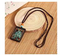 Collana Collana con Ciondolo a Forma di Fiore di Loto con Catena a Corda Semplice Perline di Pietra for Le Donne Sei Parole Mantra Yoga Preghiera Buddismo Gioielli (Size : Style5)