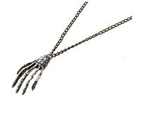 Collana - Collana da Donna Vintage Punk Chic a Catena Lunga con Ciondolo Teschio Gotico da Donna Pratica e Popolare Lovely And Professional