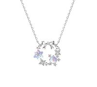 Collana Collana Snowflake Collana Luce Luxury Collarbone Chain Presente per Le Ragazze collane per Donne
