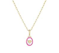 Collana colorata con fiori e farfalle dal design unico con motivo a cuore, accessorio per donne alla moda da indossare tutti i giorni, Misura unica, come descritto, come descritto