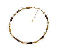 Collana Colorata Naturale Colora Colora Regolabile Accorda Nuncia Catena In Lega Copritore Gioielli Bohémien Accessori Per Feste Eleganti