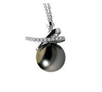 Collana Comete Donna in Oro bianco Perla GLP280