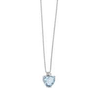 Collana Con Acquamarina A Forma Di Cuore Di Comete Da Donna elegante cod. GLQ 272