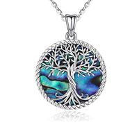 Collana con albero della vita, in argento Sterling 925, con ciondolo a forma di albero della vita, gioiello personalizzato in argento per donne, regalo speciale per mamma/fidanzata/moglie