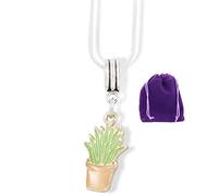 Collana con aloe vera, collana con cactus o collana succulenta per il pollice verde o un amico che conosci che ama i gioielli di cactus e piante di aloe vera e il giardinaggio di piante grasse e cose