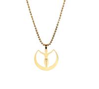 Collana con amuleto della dea della luna mitologia, talismano della fertilità, dea Pegan, Madre Terra, gioielli