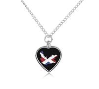 Collana con bandiera del Capo Occidentale Novità Urna Collana per Ceneri Pet Dog Cremazione Gioielli Memorial Keepsake Pendenti