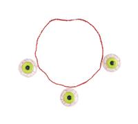 Collana con bulbi oculari realistici