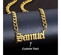 Collana con ciondolo a catena con lettera dell'alfabeto inglese personalizzata, minimalista ed elegante, lunghezza regolabile, adatta per l'uso quotidiano tutto l'anno, regalo perfetto per le vacanze 