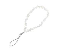 Collana con ciondolo a catena in cristallo bianco, stile decorativo