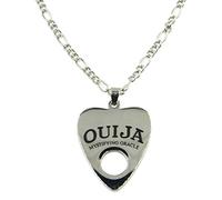 Collana con ciondolo a cuore Ouija gotica da 1 pezzo con 24quot; Chain Board Planchette Punk Choker Fashion Collana Satanic Witch per regaloAgile e professionale.