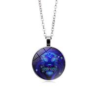 Collana Con Ciondolo A Dodici Costellazioni Per Uomo E Donna Collana Con Ciondolo A Forma Di Segno Zodiacale Collana Con Pietre Preziose E Segno Zodiacale Regalo Di Compleanno Per L'Astrologia Leone