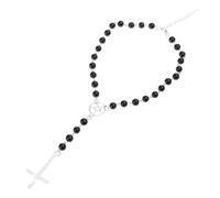 Collana con ciondolo a forma croce invertita, pentagramma del diavolo, girocollo gotico, accessorio per gioielli per uomo e donna, decorazione per feste, collana con croce e pentagramma del rosario