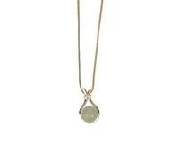 Collana con ciondolo a forma di borsa in finto hetian, da donna, in acciaio al titanio, con un senso di temperamento e design di alta classe, mostra il tuo fascino unico!, 50X0.1X0.1cm, leghe