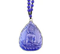 Collana con ciondolo a forma di Buddha della medicina, dea della compassione, con Guan Yin, per eliminare la sofferenza, per donne e uomini, amuleto, Feng Shui, gioielli regalo di benedizione, 52mm