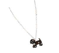 Collana con ciondolo a forma di cane da indossare tutti i giorni per un look elegante, gioiello giocoso a catena, per appuntamenti e occasioni particolari, collana con ciondolo per cani, gioiello