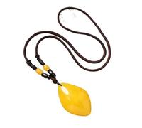 Collana con ciondolo a forma di cera d'api in stile etnico - Catena lunga retrò per uomo e donna, One Size, Pietra, Non pietra preziosa