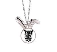 Collana con ciondolo a forma di coniglietto indiano, con simbolo del sacrificio del sacrificio, idea regalo