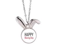 Collana con ciondolo a forma di coniglietto per festeggiare il giorno di Santo Stefano, idea regalo