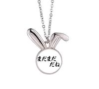 Collana con ciondolo a forma di coniglio giapponese "Far From Good Enough In", idea regalo