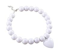 Collana con ciondolo a forma di cuore alla moda, ornamento per la donna moderna alla ricerca di eleganza e stili alla moda, Misura unica, come descritto, come descritto