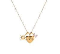 Collana con ciondolo a forma di cuore, da donna, design creativo con lettera della mamma