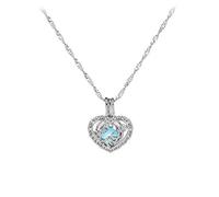 Collana con ciondolo a forma di cuore luminoso che si illumina al buio, con scritta "Best Mom", regalo per la festa della mamma, design