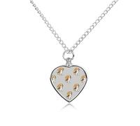 Collana con ciondolo a forma di cuore per ceneri di Beagle, collana commemorativa per animali domestici