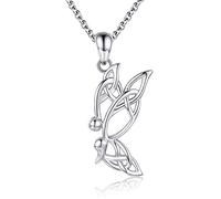 Collana con ciondolo a forma di farfalla e virgola "My Story Isn't Over Yet Struggle Depression", in argento 925, idea regalo per donne, Metallo