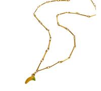 Collana con ciondolo a forma di frutta, in acciaio inox, regolabile, gioiello casual alla moda per tutti i giorni, Misura unica, come descritto, come descritto