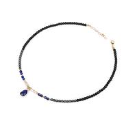 Collana con ciondolo a forma di goccia d'acqua al quarzo naturale di apatite per donne e uomini, collana vintage da donna, quarzo rosa, opale, ametista, lapislazzuli, 40 cm