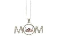 Collana con ciondolo a forma di Hagia Sophia Istanbul, regalo per la festa della mamma, per la nonna o il compleanno, Medio