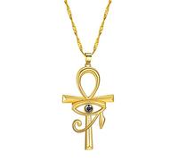Collana con ciondolo a forma di occhio delicato minimalista semplice occhio Of-Horus catena girocollo delicata catena girocollo gioielli per Halloween amico