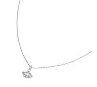 Collana con ciondolo a forma di occhio di palma con zircone incastonato, lunghezza regolabile, collana unisex fatta a mano, accessorio per gioielli con simbolo fortunato, palm, come descritto, come