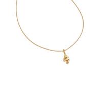 Collana con ciondolo a forma di occhio di palma con zircone incastonato, lunghezza regolabile, collana unisex fatta a mano, accessorio per gioielli con simbolo fortunato, palm, come descritto, come