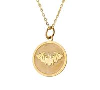 Collana con ciondolo a forma di pipistrello placcato oro |LK_NLC_01483 | Collana con ciondolo a forma di pipistrello placcato oro |LK_NLC_01483