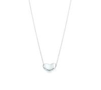 Collana con Ciondolo a Forma di pisello con Goccia d'Acqua in Argento Sterling 925, con Croce e Sorriso, Collana con Sole